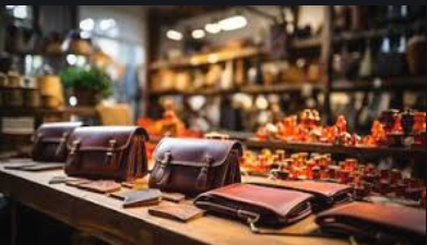 handcrafted leather goods