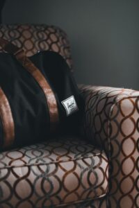 leather duffle bag