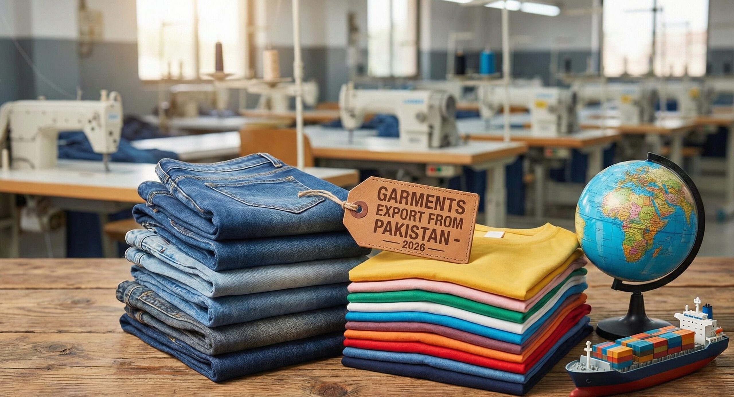 garments export from Pakistan